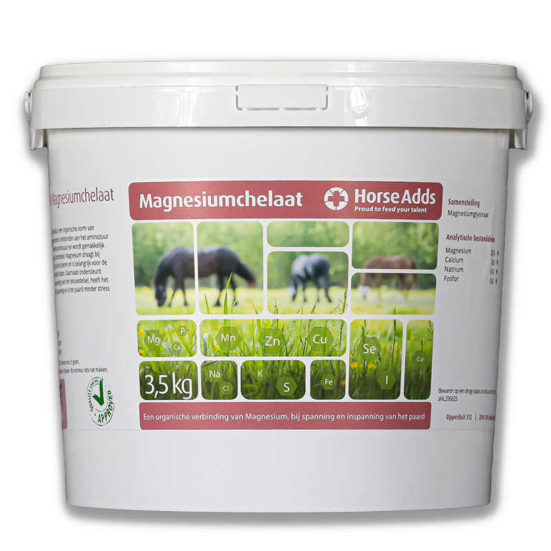 magnesiumchelaat voor paarden supplement horseadds